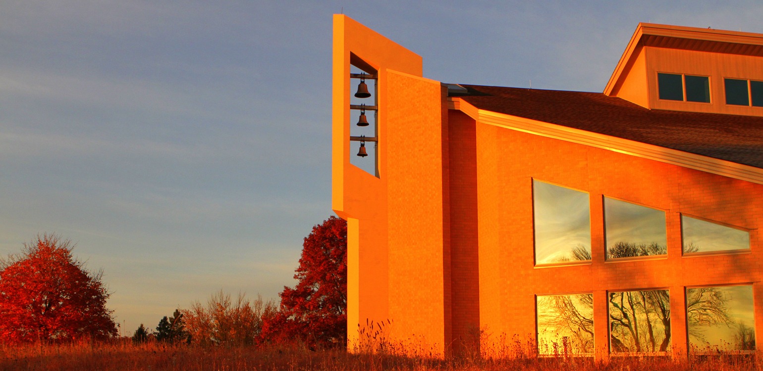 a building with a sign on the front of it